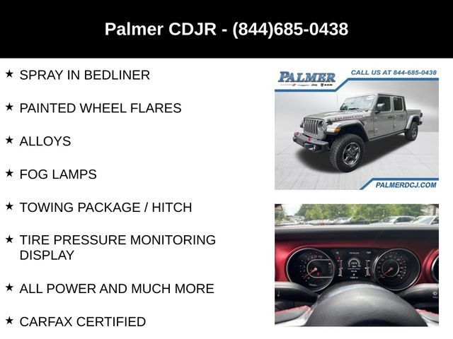 Used 2023 Jeep Gladiator Rubicon w/ LED Lighting Group AWD/4WD image 24