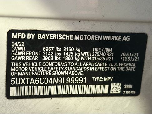 Used 2022 BMW X5 xDrive45e w/ Luxury Seating Package image 44