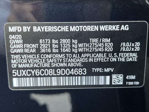 Used 2020 BMW X6 xDrive40i w/ M Sport Package image 31