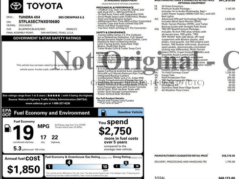 Used 2022 Toyota Tundra SR5 image 2