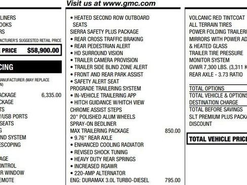Certified 2026 GMC Sierra 1500 SLT w/ SLT Premium Plus Package AWD/4WD image 2