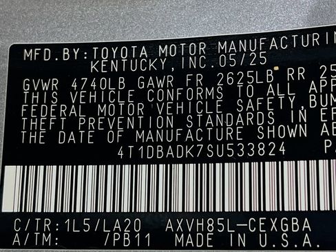 Certified 2025 Toyota Camry XLE w/ Premium Plus Package AWD/4WD image 29