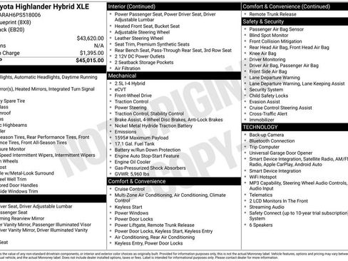 Used 2023 Toyota Highlander XLE FWD image 43