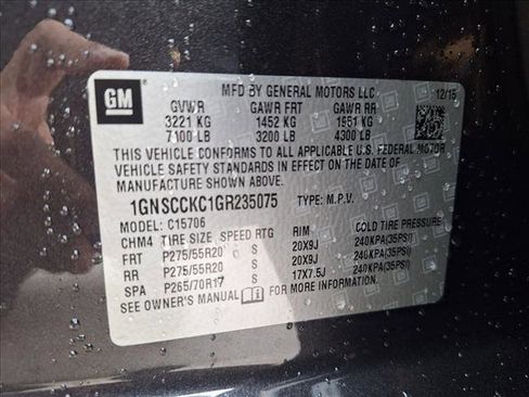 Used 2016 Chevrolet Tahoe LTZ image 20