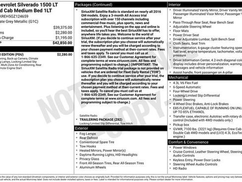 Used 2016 Chevrolet Silverado 1500 LT w/ All Star Edition image 5