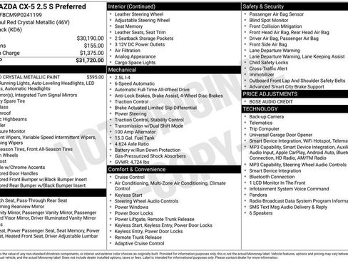 Certified 2023 MAZDA CX-5 AWD 2.5 S image 10