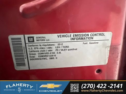 Used 2012 Chevrolet Camaro LT w/ RS Package RWD image 13