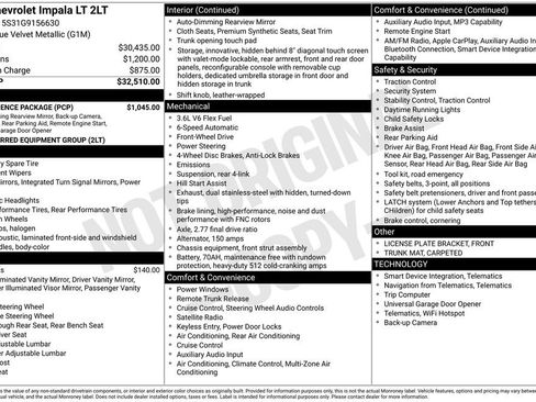 Used 2016 Chevrolet Impala LT w/ Convenience Package image 13