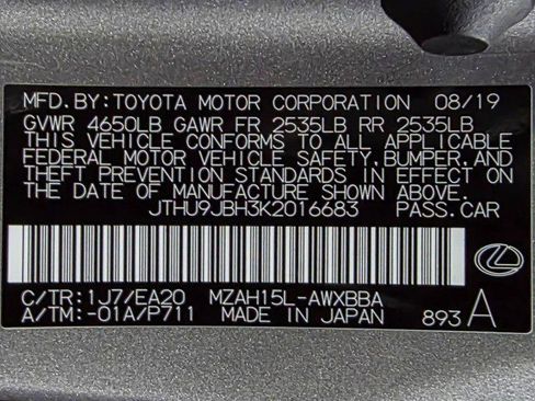 Used 2019 Lexus UX 250h w/ Accessory Package image 41