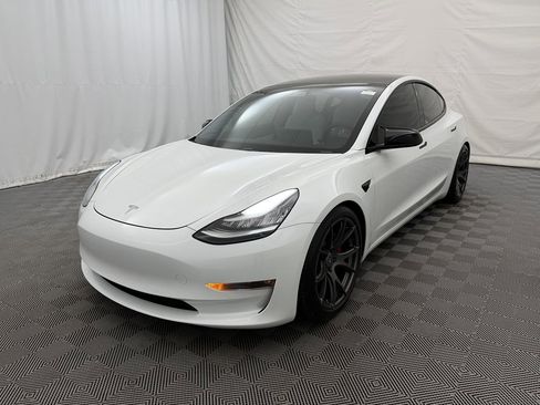 Used 2021 Tesla Model 3 Performance AWD/4WD image 2