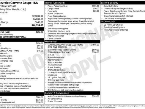 Used 2000 Chevrolet Corvette Coupe w/ Memory Pkg image 24