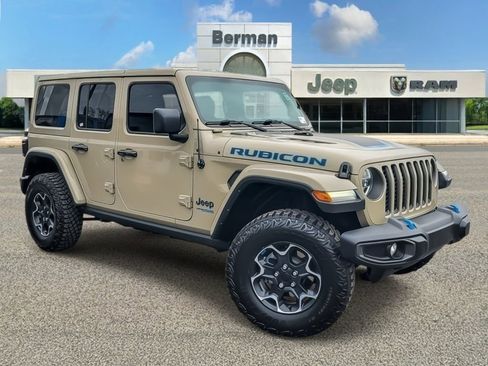 Used 2022 Jeep Wrangler Unlimited Rubicon 4xe w/ Cold Weather Group image 2