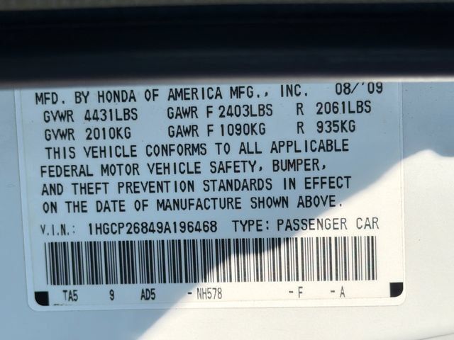 Used 2009 Honda Accord EX-L image 32