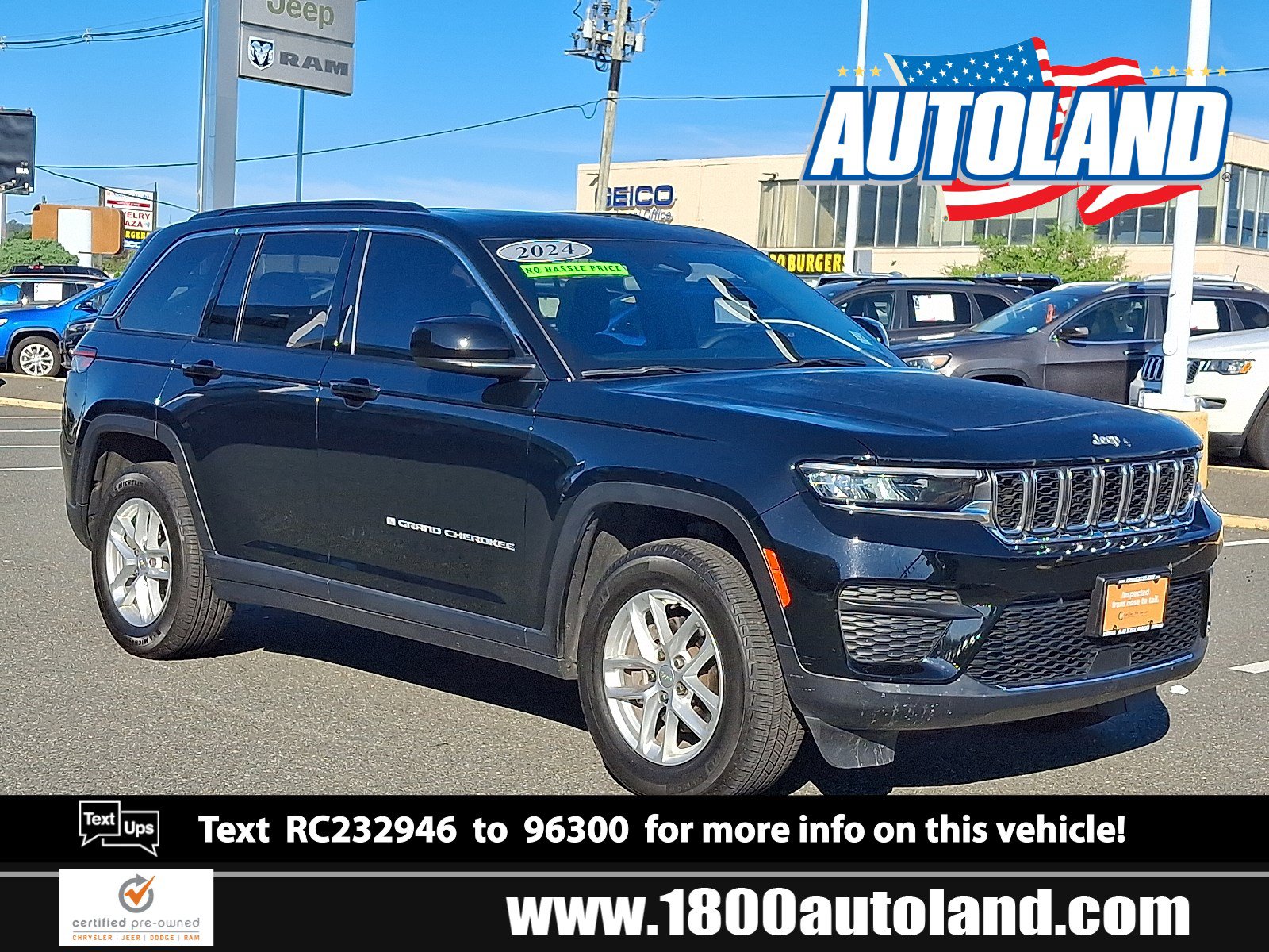 Used 2024 Jeep Grand Cherokee Laredo X w/ Luxury Tech Group I AWD/4WD image 1