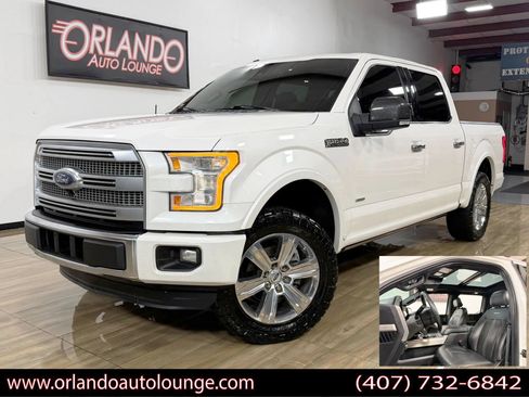 Used 2015 Ford F150 Platinum w/ Equipment Group 701A Luxury RWD image 1