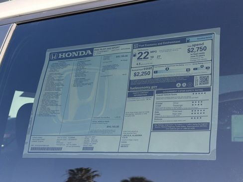 New 2026 Honda Pilot Sport image 35