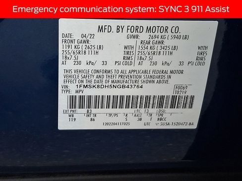 Used 2022 Ford Explorer XLT image 26