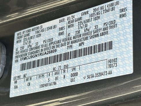 Used 2024 Ford Escape Active w/ Tech Pack #1 image 38