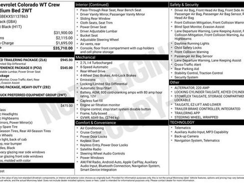 Used 2025 Chevrolet Colorado W/T w/ Advanced Trailering Package image 2