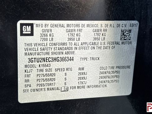 Certified 2017 GMC Sierra 1500 SLT AWD/4WD image 35