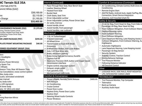 Used 2021 GMC Terrain SLE w/ Driver Convenience Package image 41