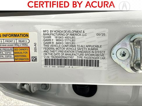 Certified 2025 Acura Integra image 42