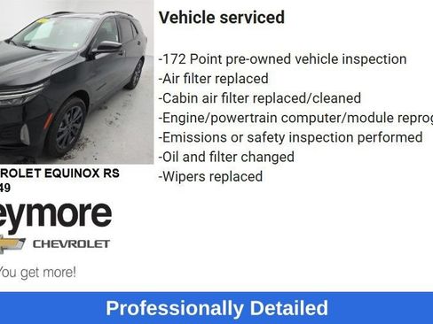 Certified 2023 Chevrolet Equinox RS AWD/4WD image 52