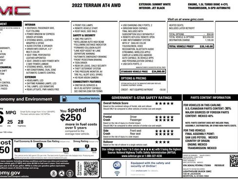 Used 2022 GMC Terrain AT4 AWD/4WD image 2