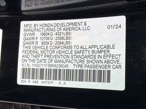 Used 2024 Honda Accord EX image 21