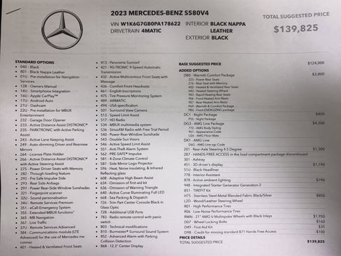 Used 2023 Mercedes-Benz S 580 4MATIC Sedan w/ AMG Line image 7