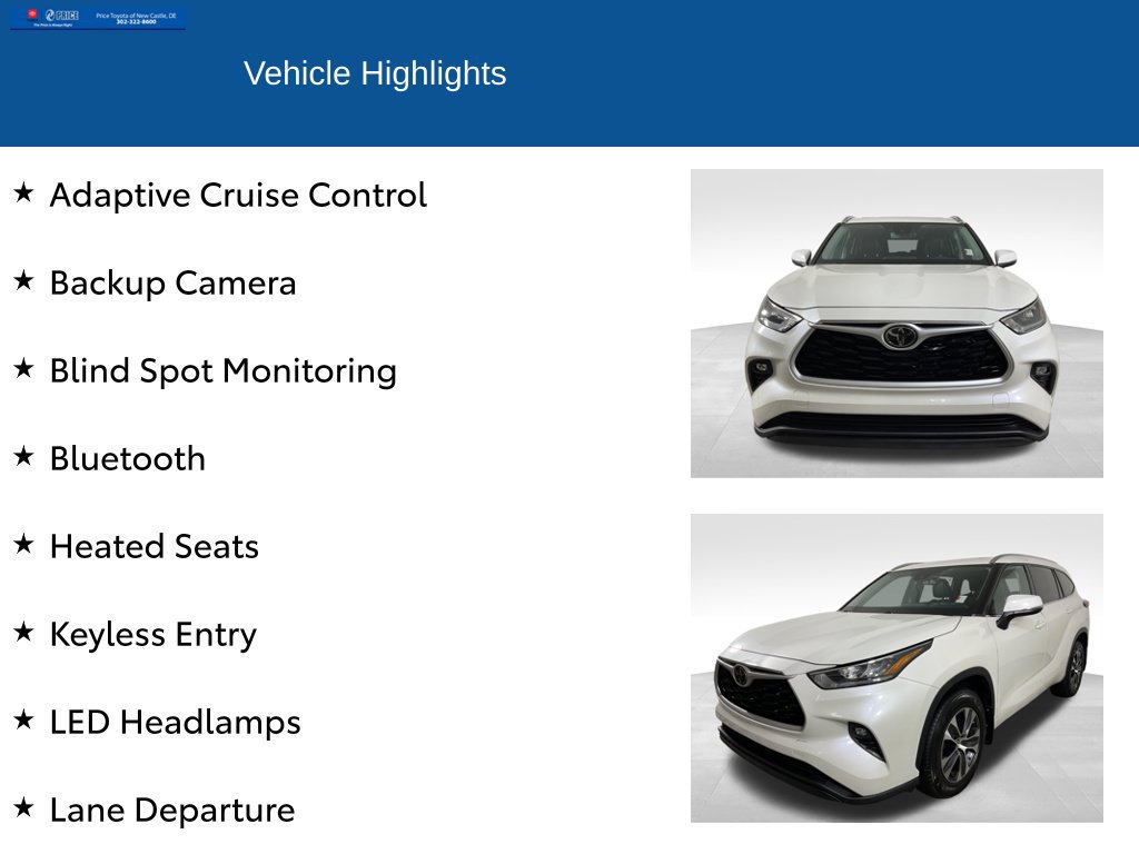 Used 2020 Toyota Highlander XLE AWD/4WD image 2