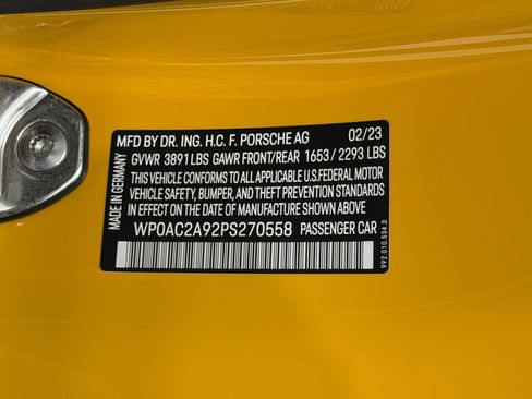 Certified 2023 Porsche 911 GT3 image 63