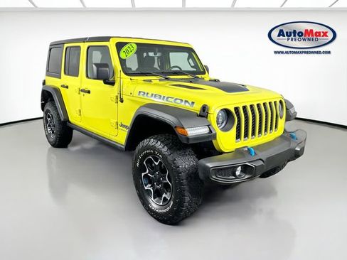 Used 2023 Jeep Wrangler Unlimited Rubicon 4xe w/ Cold Weather Group AWD/4WD image 1