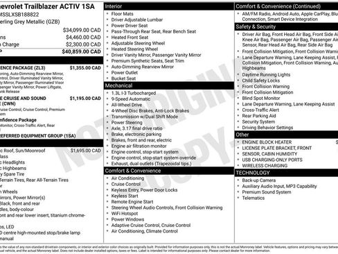 Used 2025 Chevrolet TrailBlazer ACTIV w/ Convenience Package AWD/4WD image 11