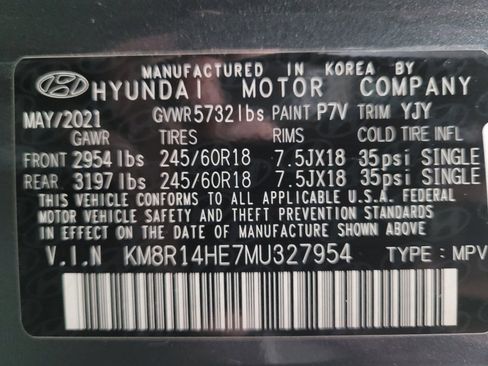 Used 2021 Hyundai Palisade SE w/ Cargo Package image 33