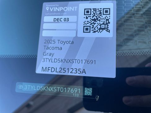 Certified 2025 Toyota Tacoma SR image 25