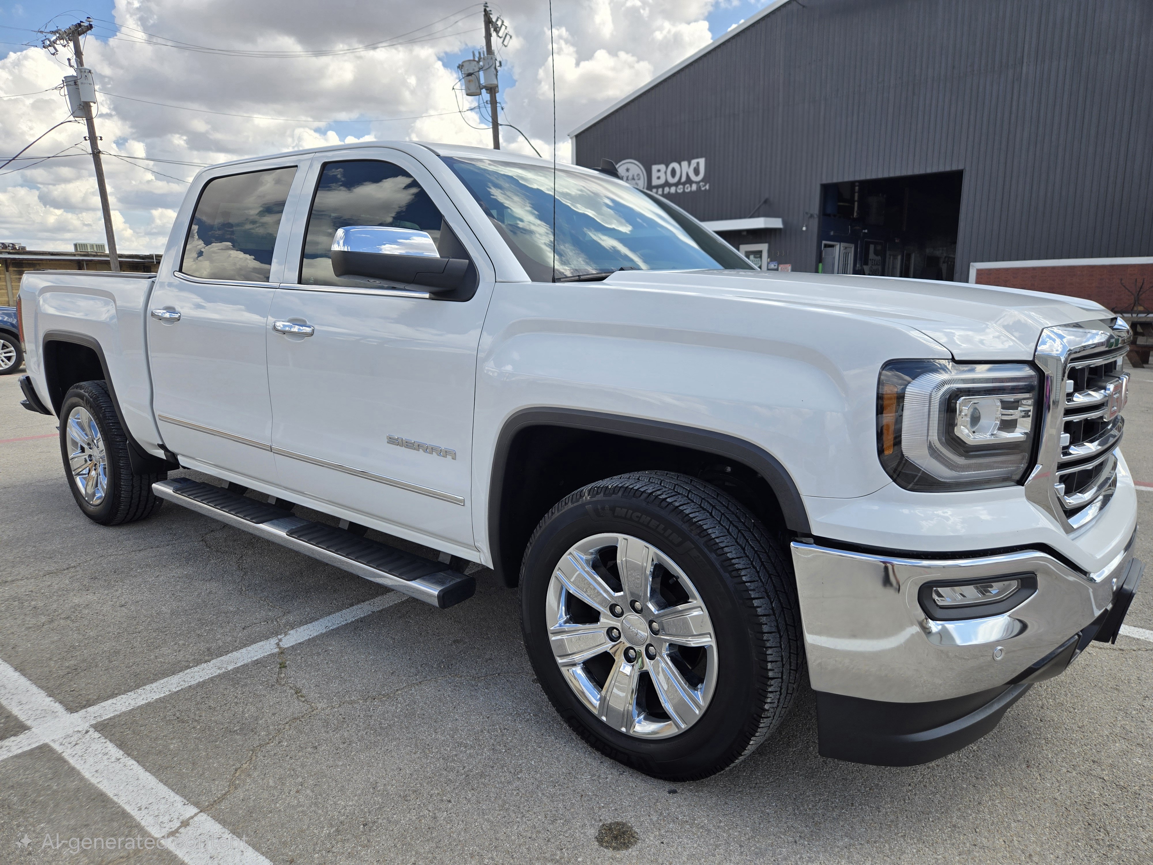 Used 2018 GMC Sierra 1500 SLT w/ Enhanced Driver Alert Package RWD image 2