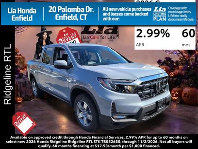 New 2026 Honda Ridgeline RTL