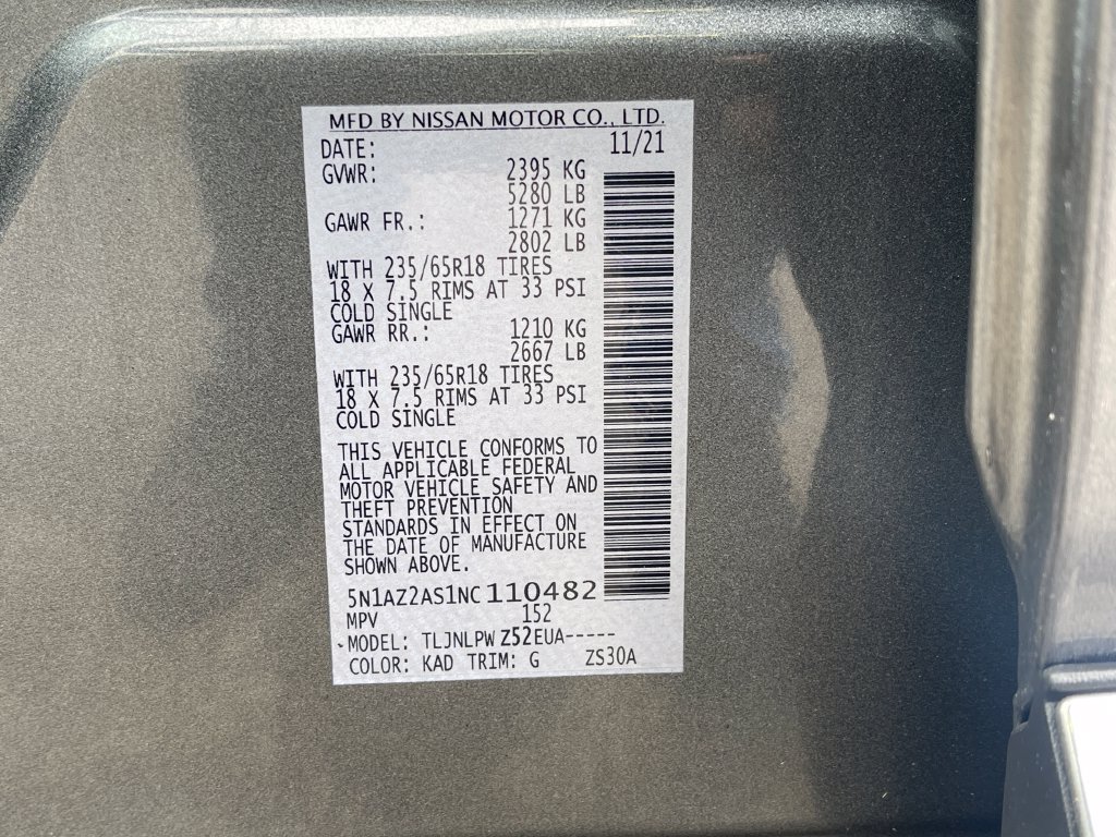 Used 2022 Nissan Murano S AWD/4WD image 30