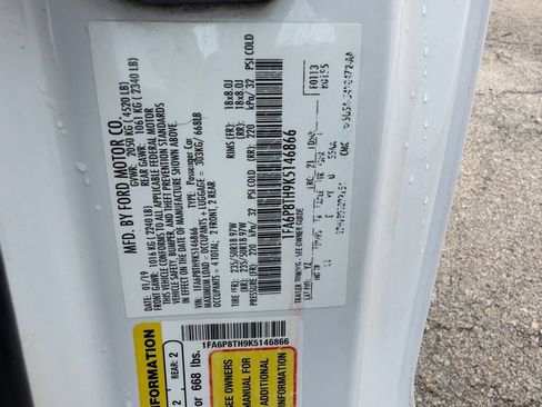 Used 2019 Ford Mustang EcoBoost Premium Coupe 2D w/ Equipment Group 101A RWD image 27
