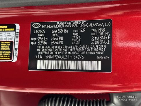 New 2026 Hyundai Santa Fe SEL image 25