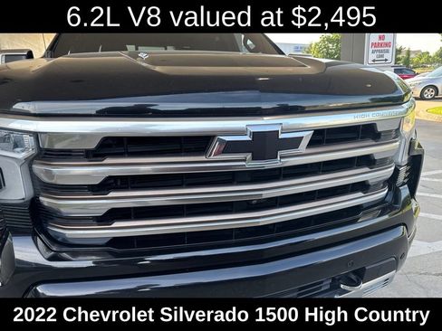 Used 2022 Chevrolet Silverado 1500 High Country w/ High Country Premium Package AWD/4WD image 2