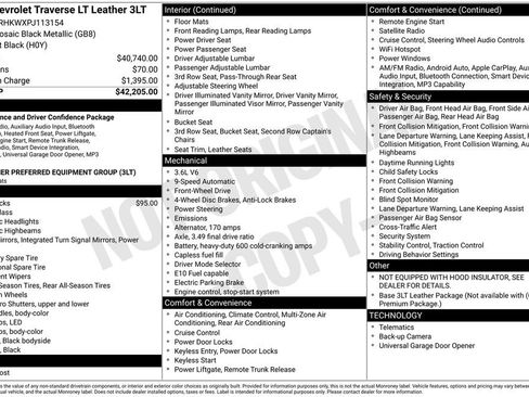 Used 2023 Chevrolet Traverse LT image 3