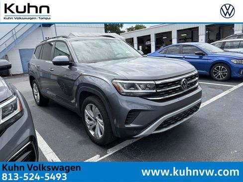 Used 2021 Volkswagen Atlas SE w/ Towing Package FWD image 1