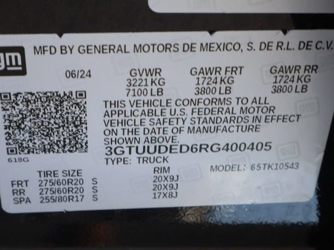 Used 2024 GMC Sierra 1500 SLT w/ SLT Premium Package AWD/4WD image 34