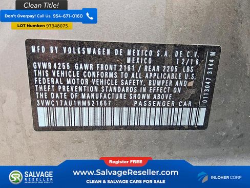 Used 2017 Volkswagen Golf SEL image 17