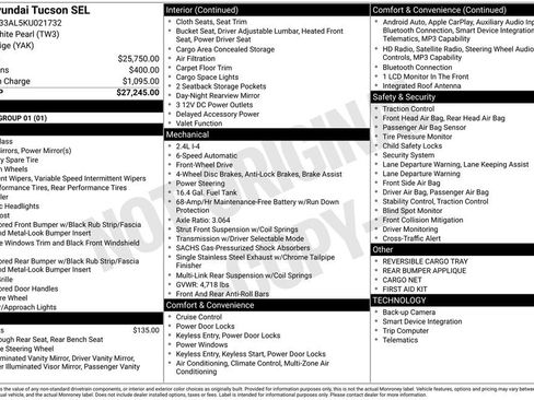 Used 2019 Hyundai Tucson SEL FWD image 2