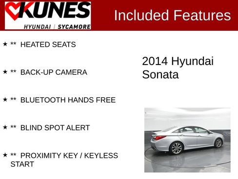 Used 2014 Hyundai Sonata SE FWD image 2