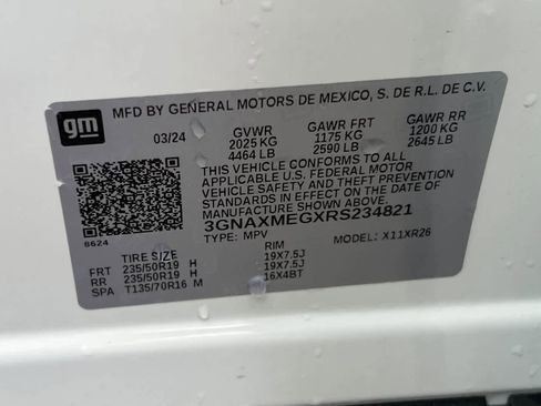 Used 2024 Chevrolet Equinox RS w/ RS Leather Package FWD image 35