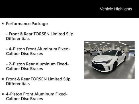 Certified 2024 Toyota Corolla GR w/ Performance Package AWD/4WD image 7